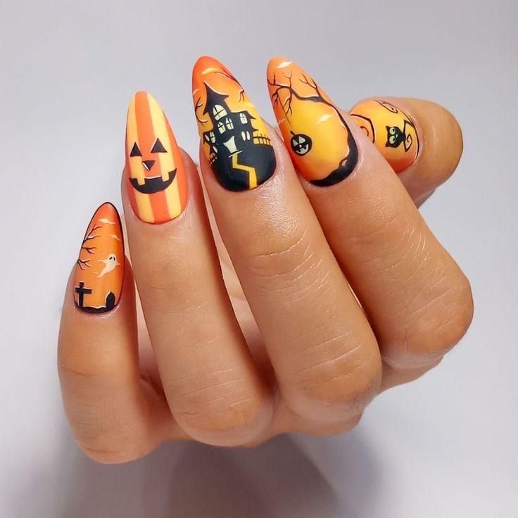 Хэллоуин и Маникюр: Праздничные дизайны для ваших ногтей